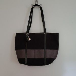 Black emblem Coach bag